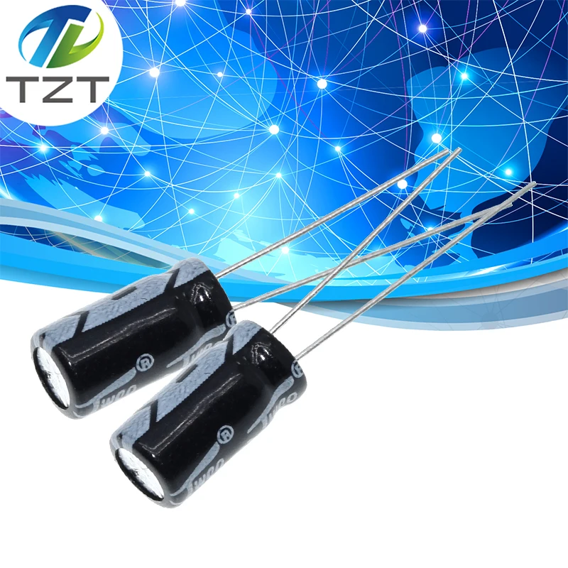 50 шт. высококачественный электролитический конденсатор 35 в 100 мкФ 6*12 мм МКФ 6 3*12