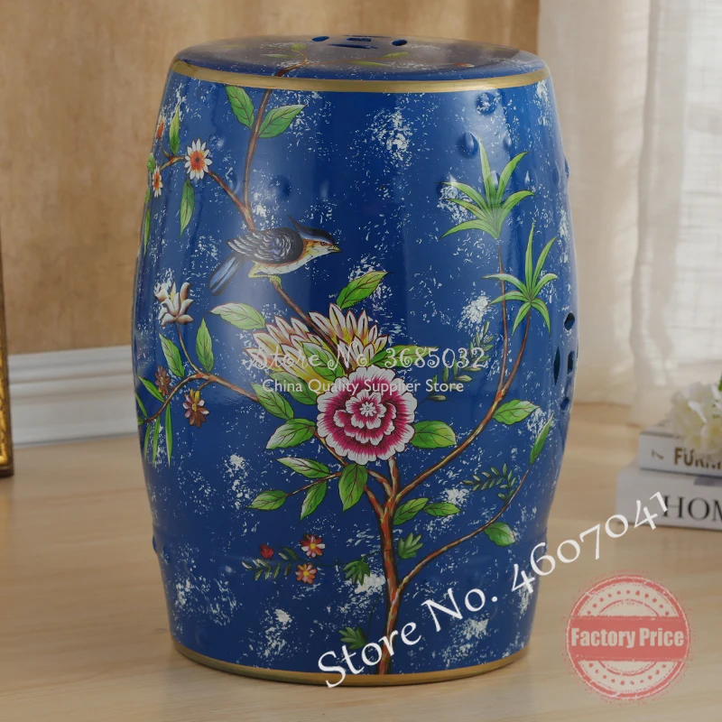 Креативный керамический барабанный туалетный стул для макияжа олхов Загребской европейской краски для обуви сменные стулья 30*46см.