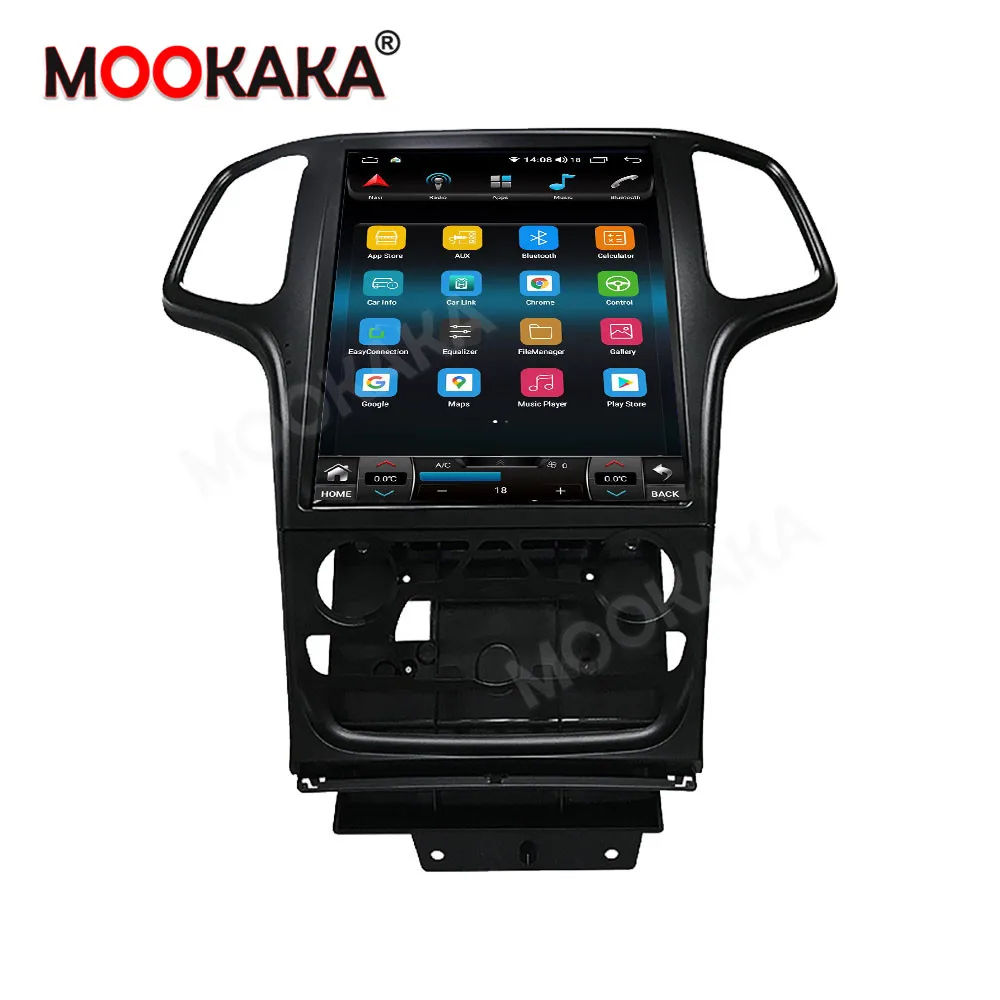 Android 11 6 + 128G Tesla для Jeep Grand Cheroke автомобильное радио DVD плеер мультимедийный PX6 GPS
