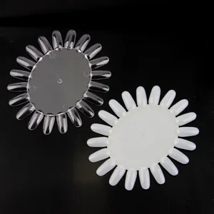 5 шт.лот маникюрные ногтевые работы 13 х11 см овальные прозрачные образцы натурального лака для ногтей типсы для дизайна ногтей DIY Инструменты для красоты и дизайна ногтей