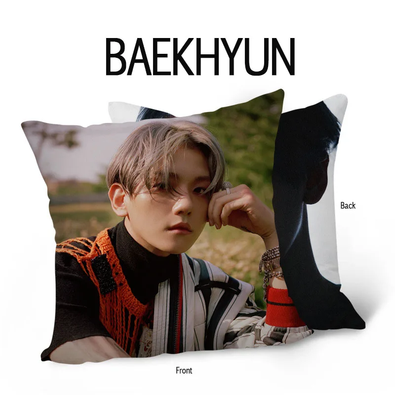 Kpop SuperM Jopping Double Sides Pillow Case Pillow Soft Chair Cushion KAI LUCAS TAEMIN TAEYONG BAEKHYUN TEN MARK