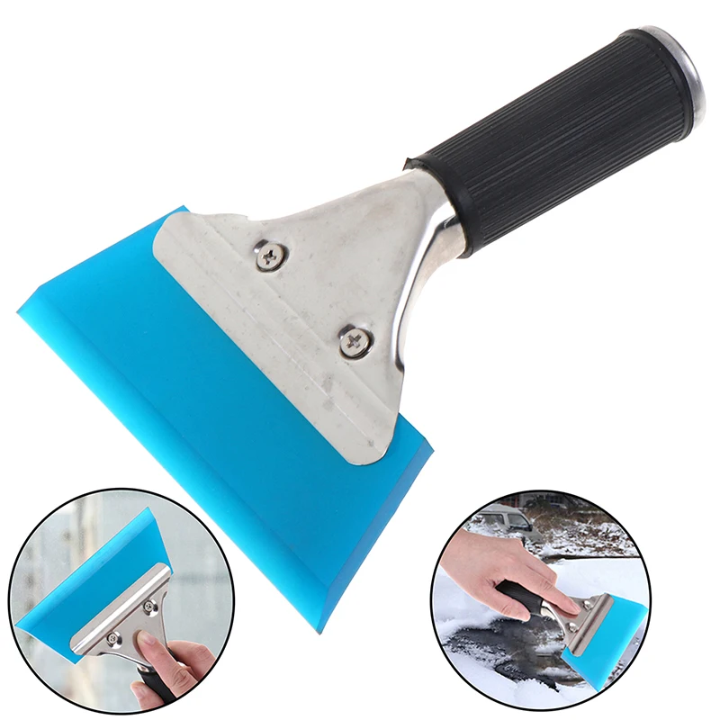 

Car Tools Window Squeegee Water Wiper Handled Rubber Ice Scraper Blade Car Auto Snow Shovel Glass Car Cleaner Tinting Tool
