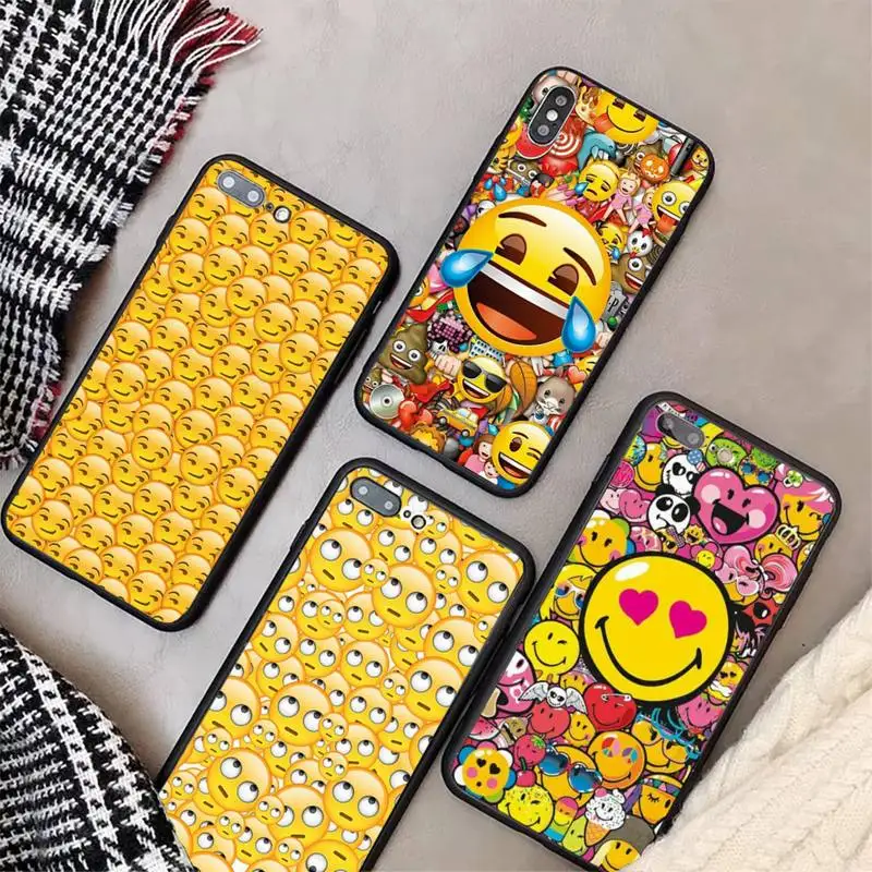 

Love-Smilies-face-emoji-Poster Phone Case For Huawei Mate 9 10 20 X 30 40 Lite Pro Cover Fundas Coque