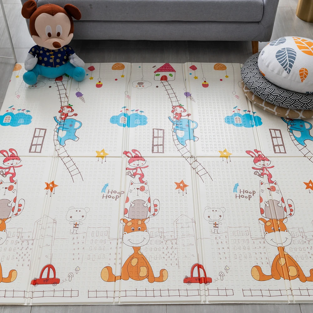 Infantrain XPE детский коврик для игр развивающий складные напольные коврики