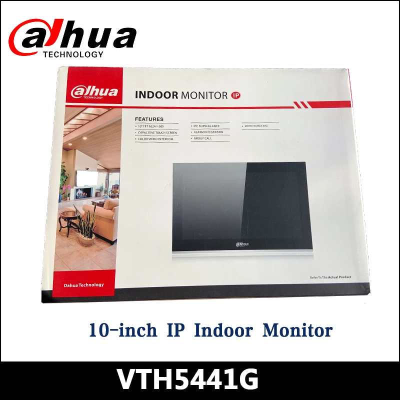

Dahua Intercoms VTH5441G цифровой VTH 10 "TFT сенсорный экран запись и защелка IPC монитор наблюдения SOS сигнализация