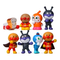 8pcsset anime anpanman cartoon action toy figures