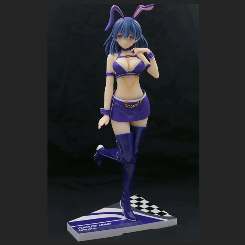 

Comic Aun Fukiishi Hana Mizuhara Erika Racing Girl Ver. Illustration PVC Misaki Kurehito Action Figures Dolls Model Toys