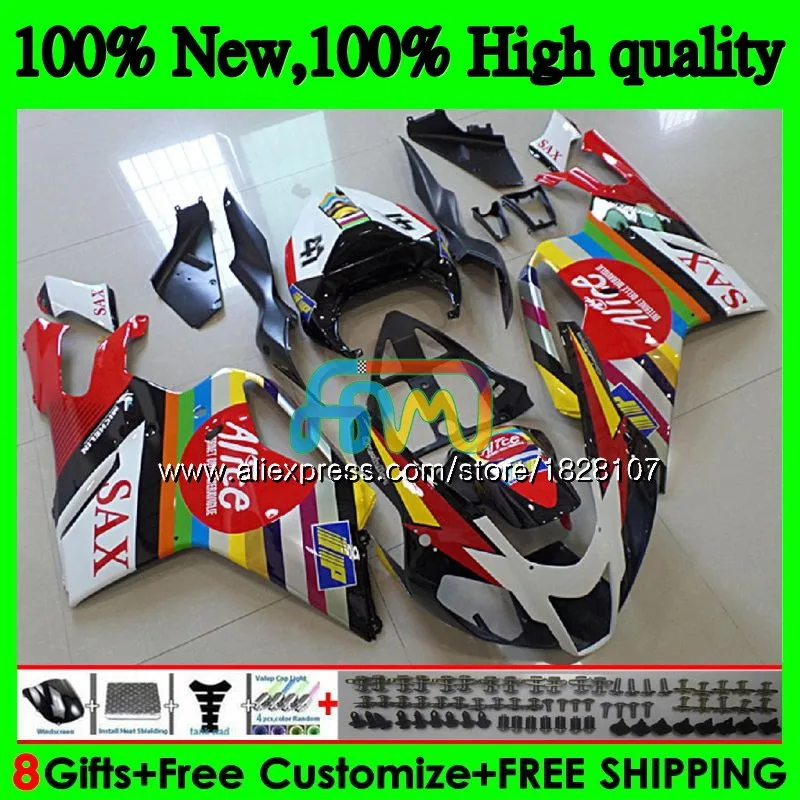 

Новинка обтекатель RSV1000R для Aprilia RSV1000 R тысяч 03 04 05 06 55BS.20 RSV1000RR RSV 1000 R RR 1000R 2003 2004 2005 Красный Черный 2006