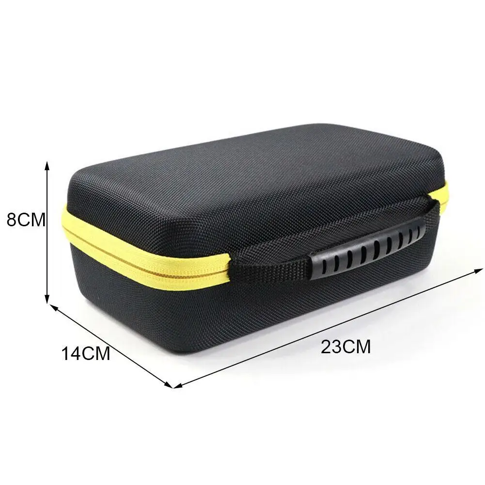 

Portable Multimeter Storage Bag Black Hard Protective Shockproof F117C/F17B Carrying Waterproof for Fluke Suitable Case Cov F4X9