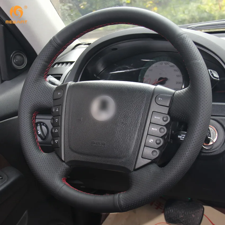 MEWANT черная искусственная кожа для Ssangyong Rexton W Rodius аксессуары интерьера детали|car