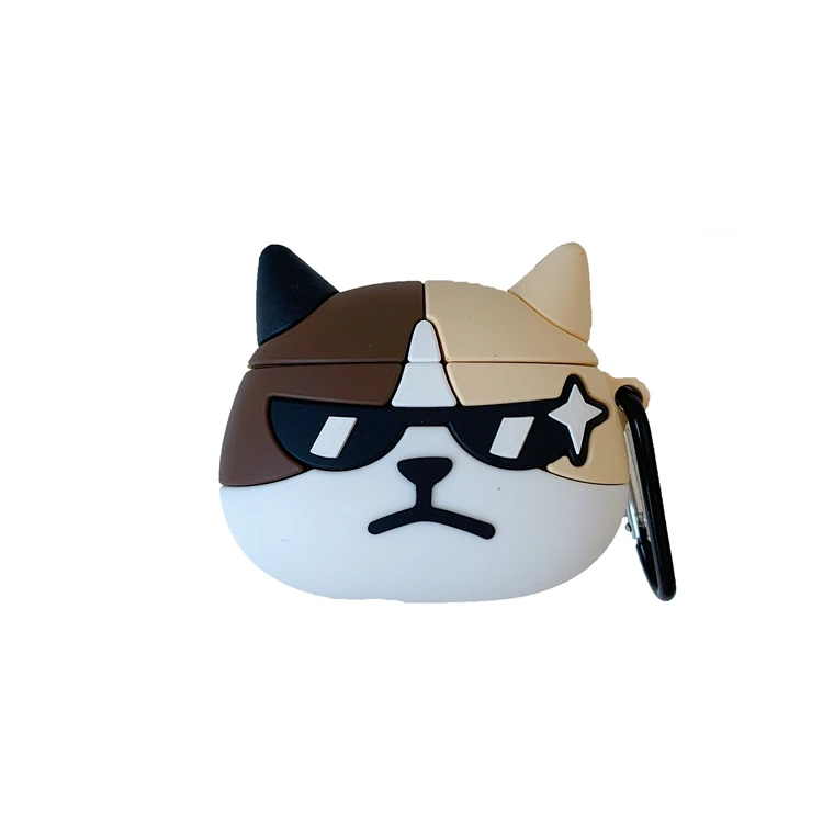 Мультяшный милый безжалостный Кот анти падение беспроводной для iPhone airpods 1 2 чехол