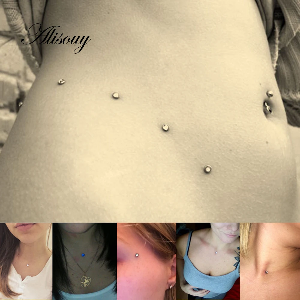 Титановый микро дермальный камень G23 для пирсинга ювелирное изделие с