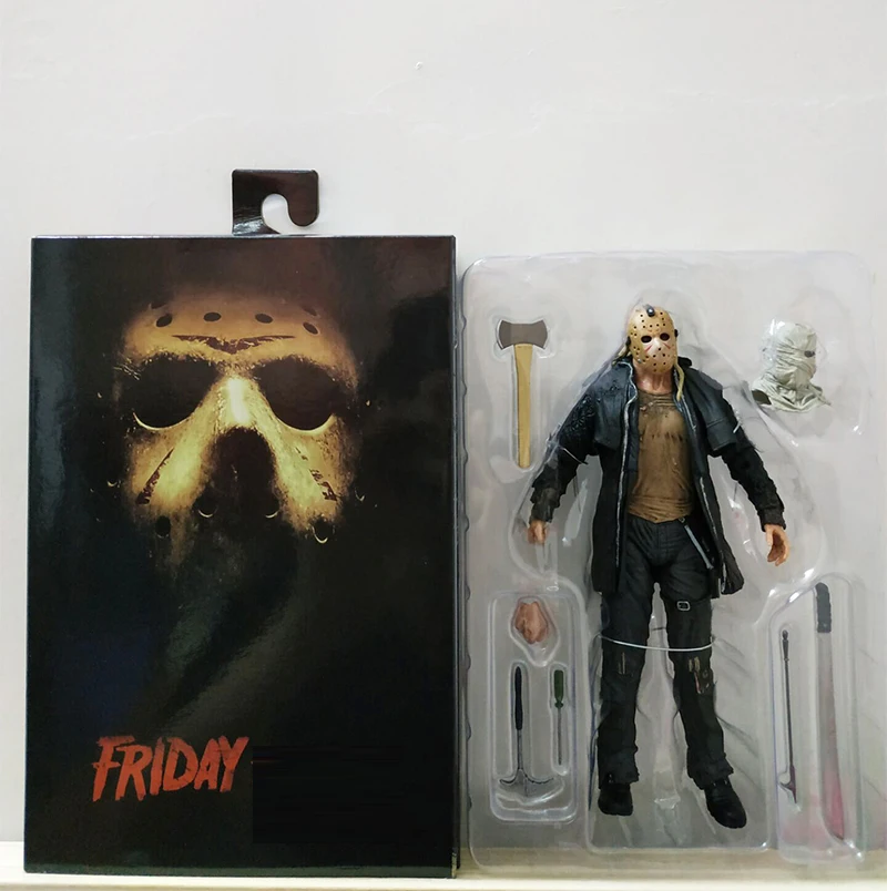 Friday NECA Action Figure Freddy Krueger 3D Jason Game Voorhees Figures Toys Scary Doll Horror Gift | Игрушки и хобби