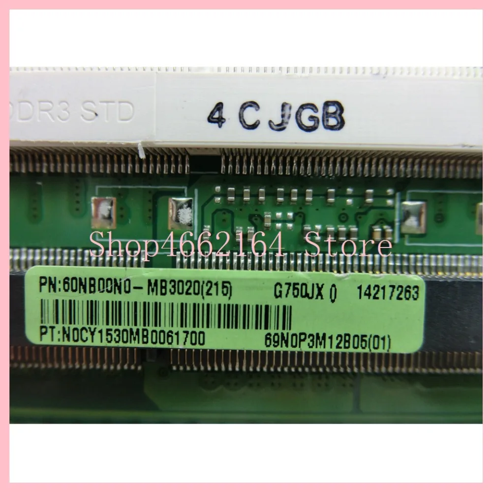 G750JX / 3D I7-4700CPU материнская плата для ноутбука ASUS G750 G750J G750JS G750JM G750JW G750JH ноутбук