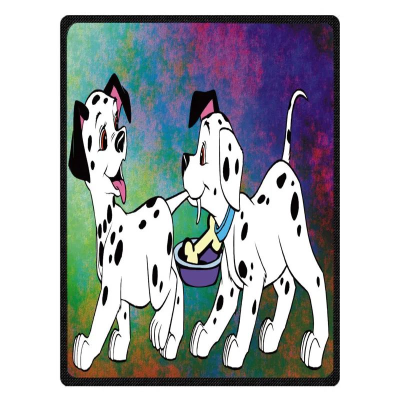 101 далматинское теплое Флисовое одеяло супер мягкая фланелевая Манта для