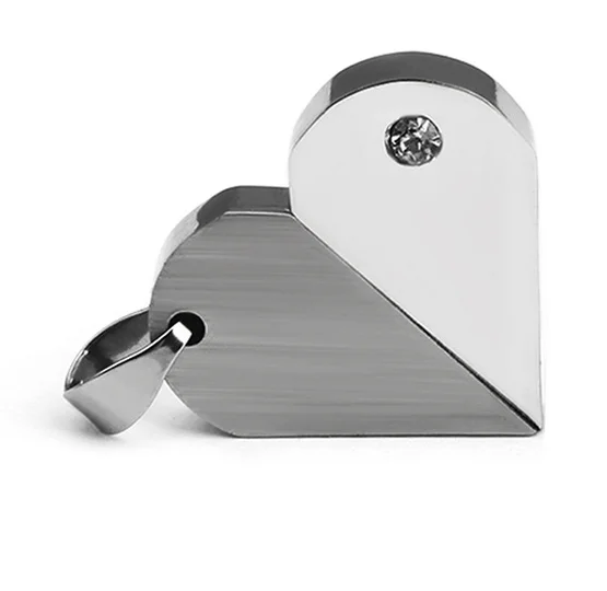 2020 модное черное ожерелье из нержавеющей стали с винтовым кулоном для пар и