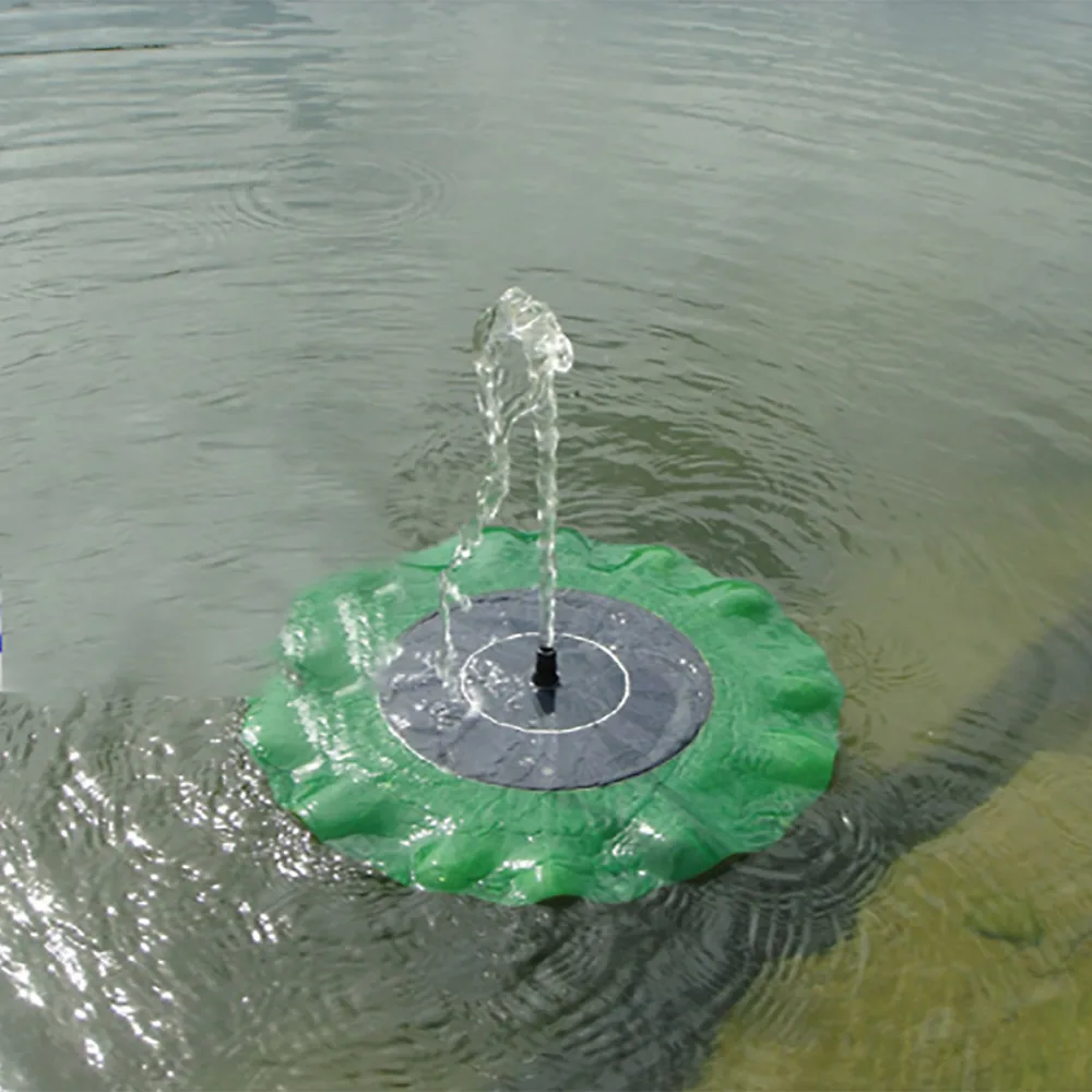 

AS180-0814B Micro Floating Pond Decoration Engineering Plastics Simulation Garden 1 Pc Outdoor Solar Fountain Pump