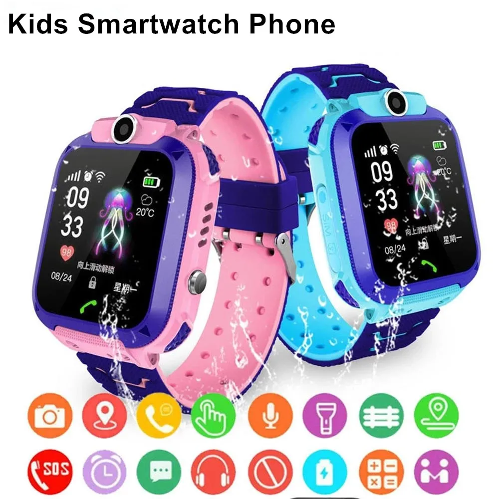 

Children Smart Watch Kids Smartwatch Waterproof Anti-lost SOS Location Tracker Watch Call Sport Smart Wristwatch for Boys Girls
