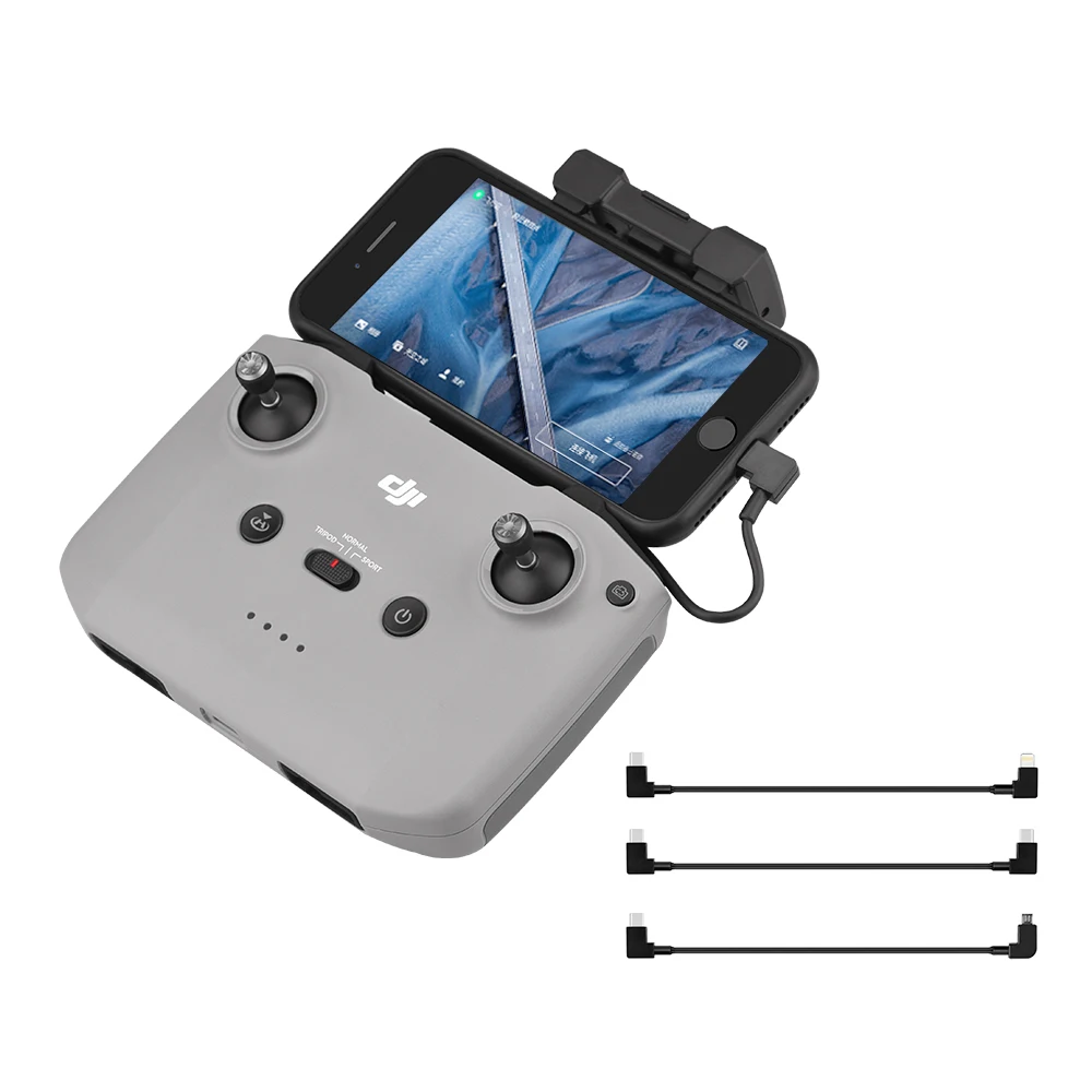 OTG кабель для передачи данных 30 см/100 см DJI Mavic Air 2/AIR 2S Drone IOS type C Micro USB адаптер
