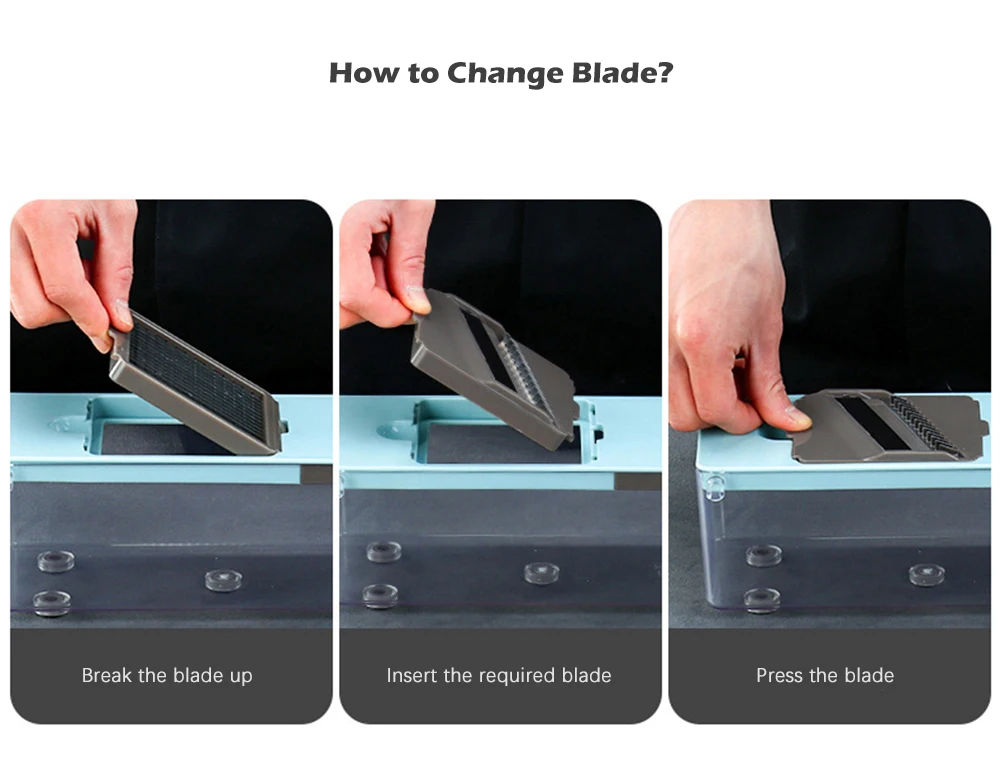 8 шт. набор лезвий мандолина фрукты овощи слайсер измельчитель Диксер с чистящей