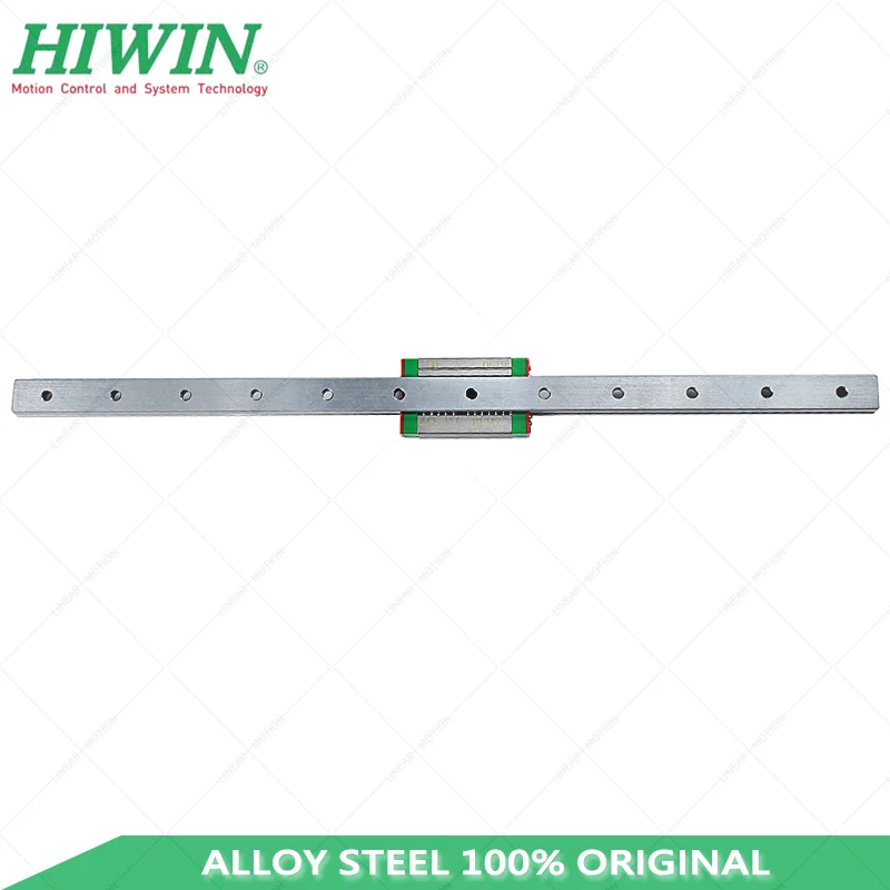 Free Shipping Alloy Steel HIWIN MGN12H carriage block with 12mm MGN12 linear guide rail 150mm 200mm 280mm 300mm 350mm 400mm |