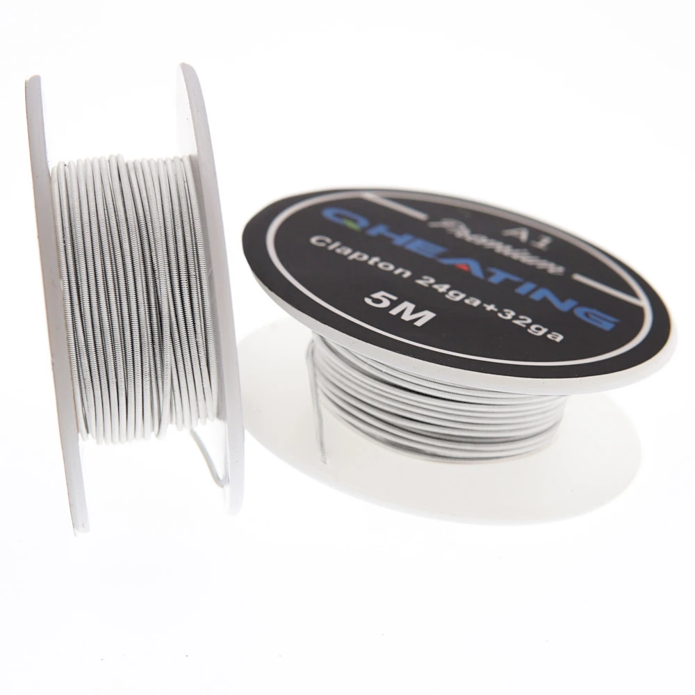 Нагревательная катушка fusedClapton для RDA RBA 26GA + 32GA 5 м/roll KA1|Аксессуары| |