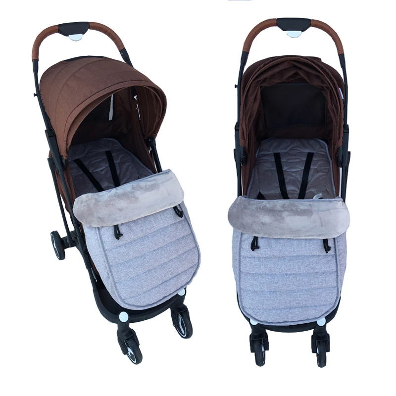 Universual Stroller Accessories Sleeping Bag Sleepsacks Cotton Cushion For Trolley Seat Thick Warm Footmuff for Baby Pram
