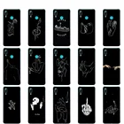 Чехол для Huawei y7 2019, силиконовый чехол из ТПУ, мягкий чехол для телефона Huawei Y7 prime 2019, y7pro, противоударный черный