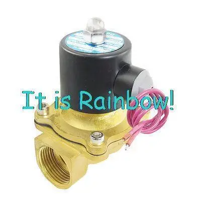 

1pc AC 220V 2 Position Brass Air Control Pneumatic Solenoid Valve