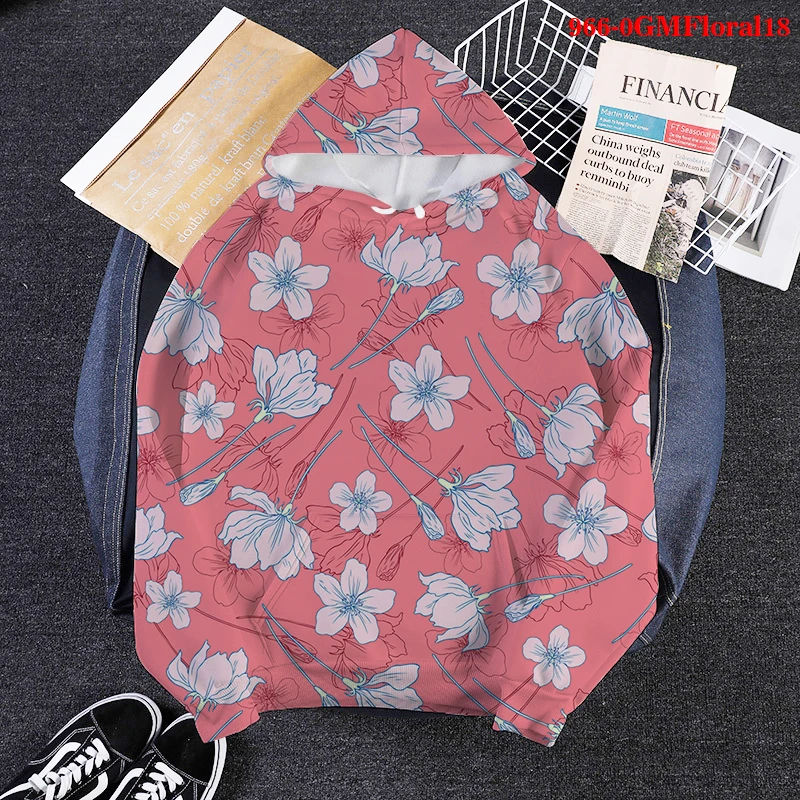 

Small Fresh Sweatshirts Flower 3D Hoodies Kawaii Clothes Aesthetic Sweatshirt Womens Winter Tops Oversized Hoodie Floral Hoody