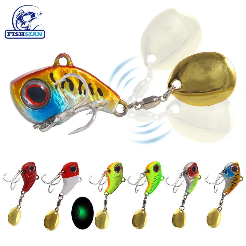 Fishsian рыболовная приманка с вибрацией VIB 9 22 г металлическая Рыба гамбургер