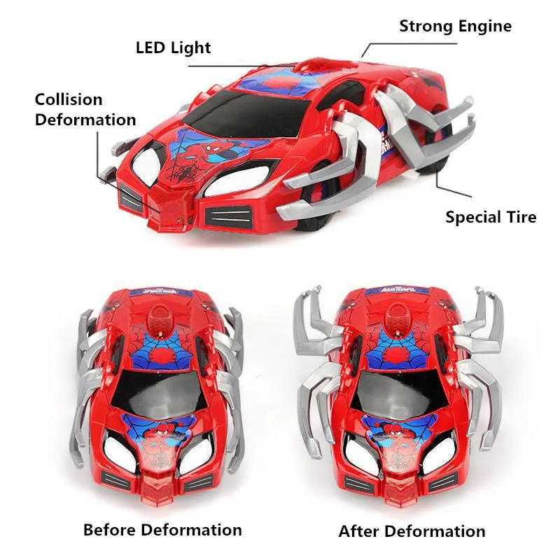 2019 MARVEL Человек паук трансформация д/у высокая скорость Дистанционное управление