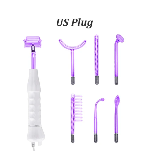 Without Box- US Plug Beauty Star 7в1 высокочастотный аппарат для лица электрод стеклянная трубка палочка для удаления акне высокочастотный Спа Уход за кожей лица - Цвет: Without Box- US Plug