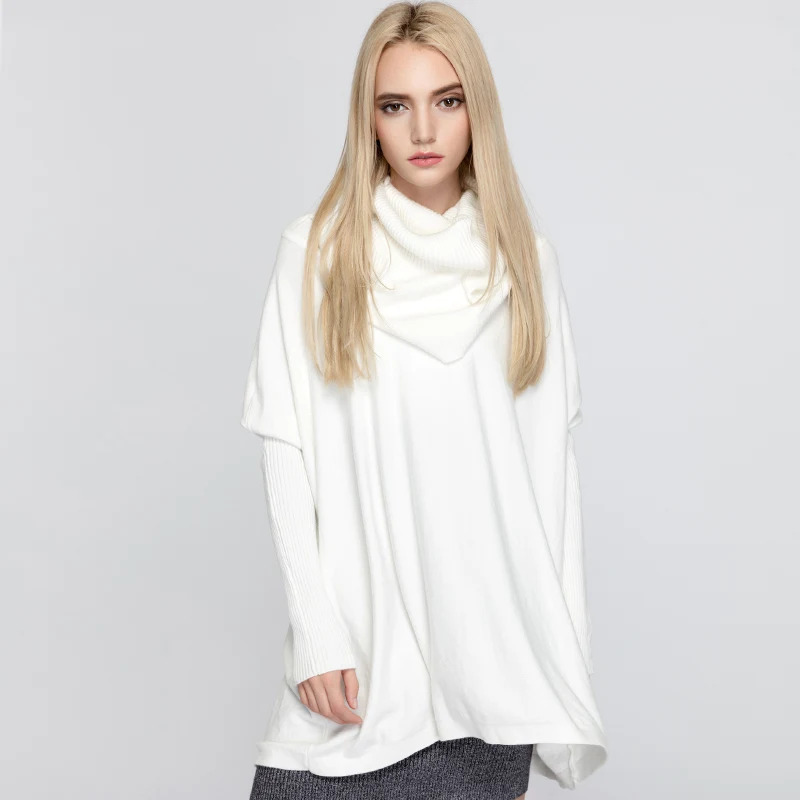 

2021 New Sweater Women Turtleneck Pullovers Solid High Quality Plus Size Designer Brand Winter Spring Loose Clothes Beige Khaki