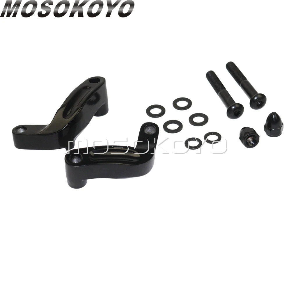 2 шт. адаптер для Зеркала Harley Softail Fat Boy Slim FLS 2006-2014 Wide Glide Street Bob | Автомобили и