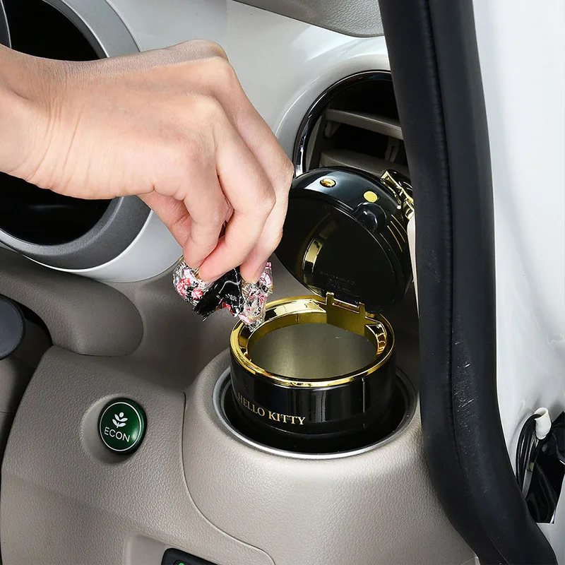 Мини мусорная корзина Helloo Kitty для автомобиля домашняя офисная пепельница