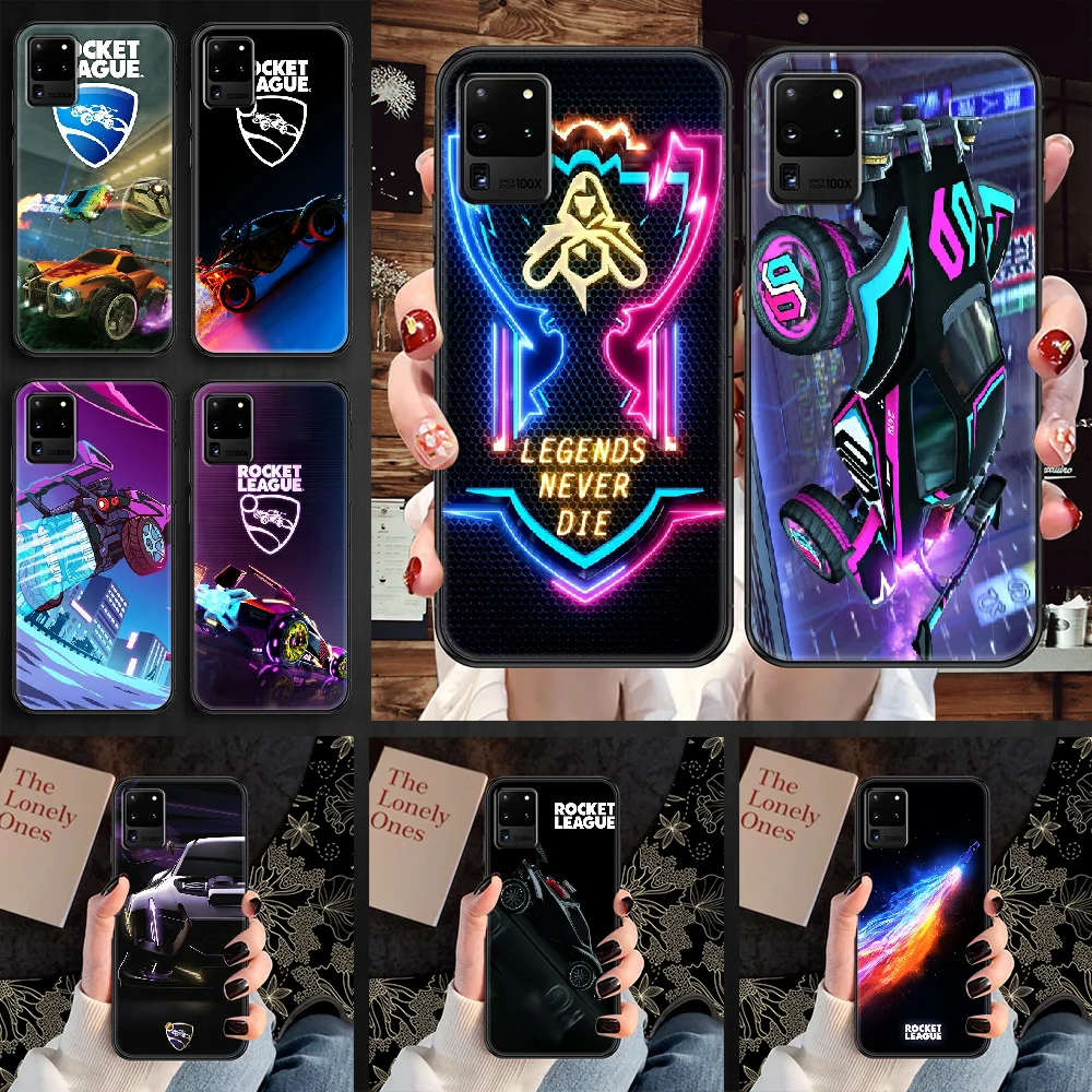 Чехол для телефона Rocket League Game Samsung Galaxy Note 4 8 9 10 20 S8 S9 S10 S10E S20 Plus UITRA Ultra black trend hoesjes |