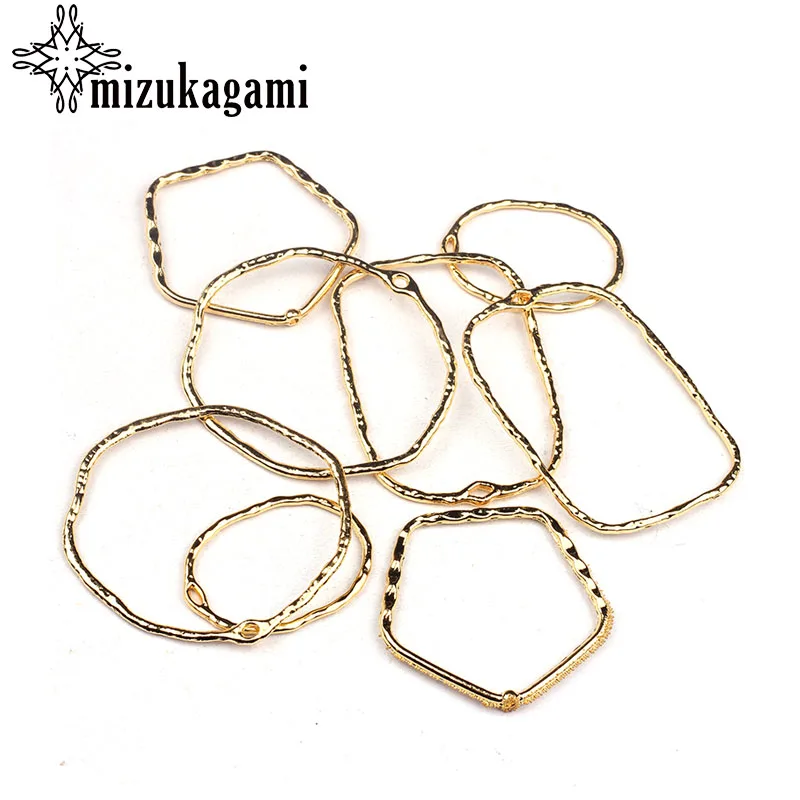 6pcs/lot Zinc Alloy Big Geometric Round Circle Porous Connector Charms For DIY Necklace Earrings Jewelry Accessories - купить по