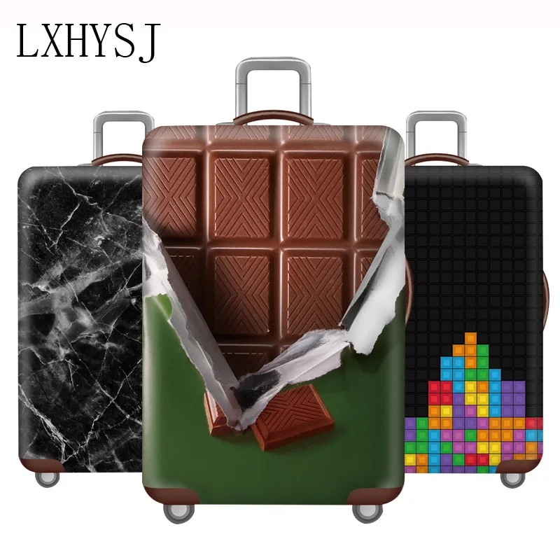 Утолщенный чехол для багажа Защитные чехлы из эластичной ткани дорожные