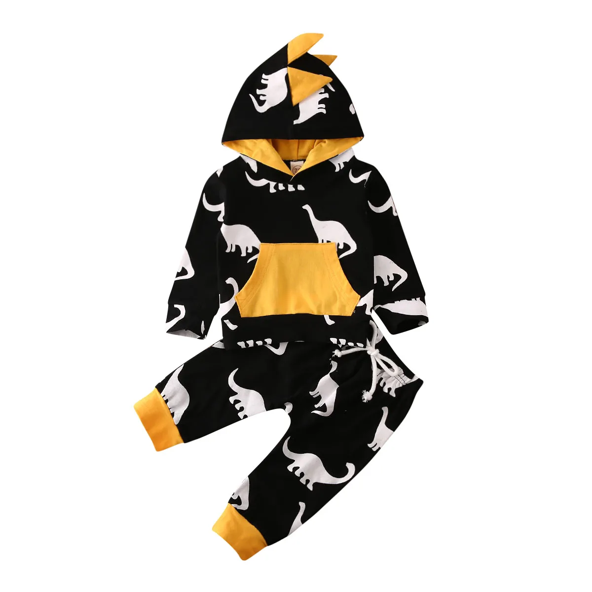 2020 г. Весенне осенняя одежда для малышей толстовки с длинными рукавами и рисунком