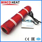 Бренд Minco Heat, водостойкий нагревательный коврик под плитку, цементный напольный нагревательный ламинат с Wi-Fi термостатом, нагревательный коврик 230 В, 150 Вт