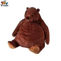 giant big brown bear plush toys stuffed animals doll pillows cushion baby kids children cute birthday gifts sofa home room decor
