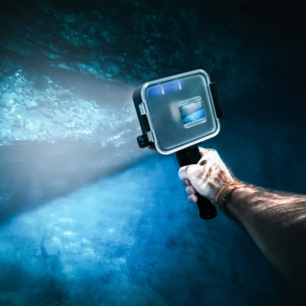 40 м 900LM подводный светодиодный светильник для GoPro Hero 7 6 5 черный водонепроницаемый
