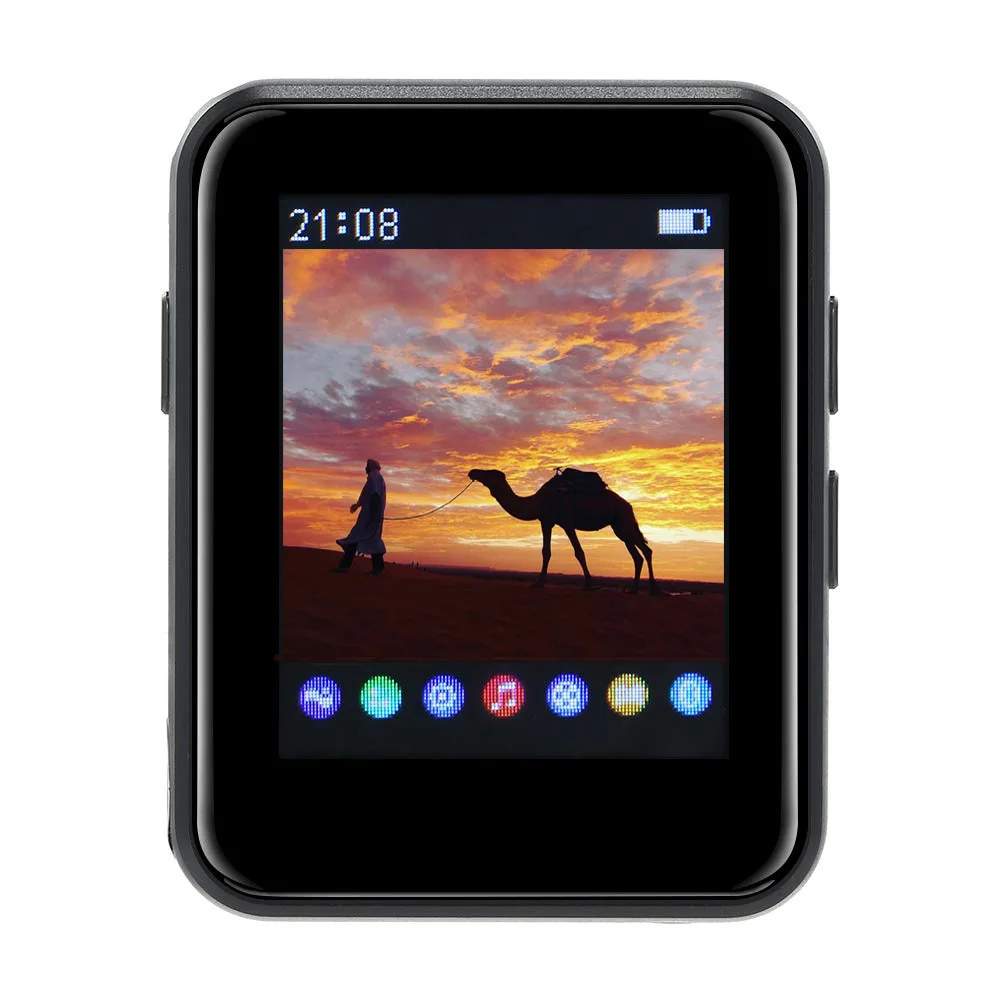 BENJIE X1 Bluetooth 5,0 MP3 плеер портативный Полный сенсорный экран 16 Гб мини HIFI музыкальный плеер с динамиком, fm-радио, запись, электронная книга