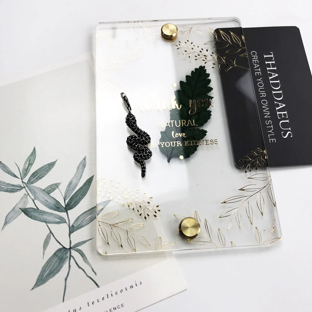 Кулон в виде черной змеи новинка зимы 2019 модное украшение из серебра 925 пробы