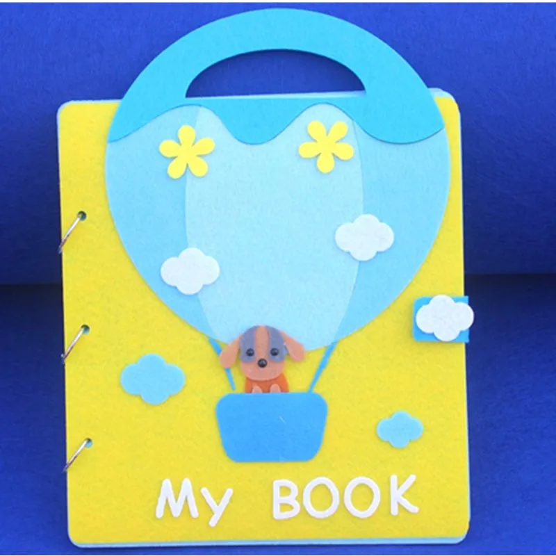 My First Book Cute Felt Animals Baby Picture Mommy Sewing Quiet Books Boys Grow Theme Craft Kits DIY Crafts for Kids Gift | Дом и сад