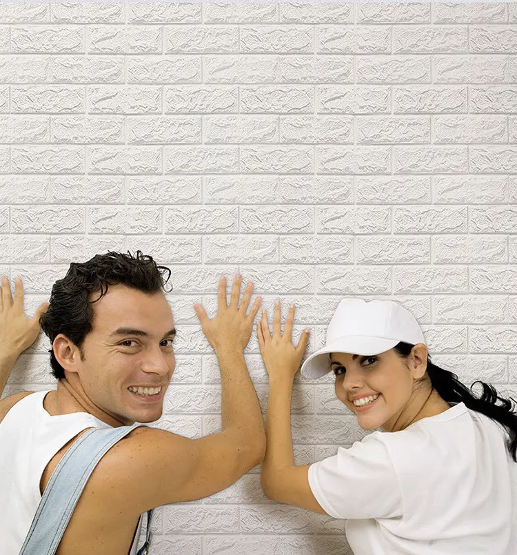 3D наклейки на стену имитация кирпича самоклеющиеся обои водонепроницаемая