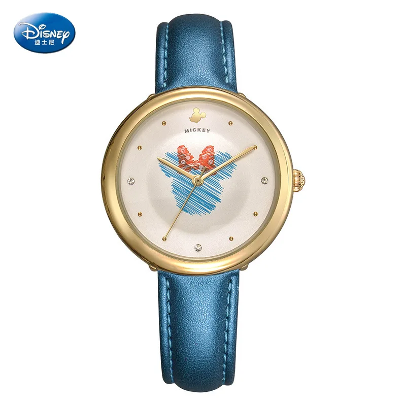 Детские кварцевые наручные часы Disney для девочек и подарок милые трендовые