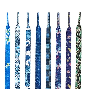 Высокие холщовые шнурки с индивидуальным рисунком, 8 цветов, модные ковбойские шнурки для женщин и мужчин, Прямая поставка