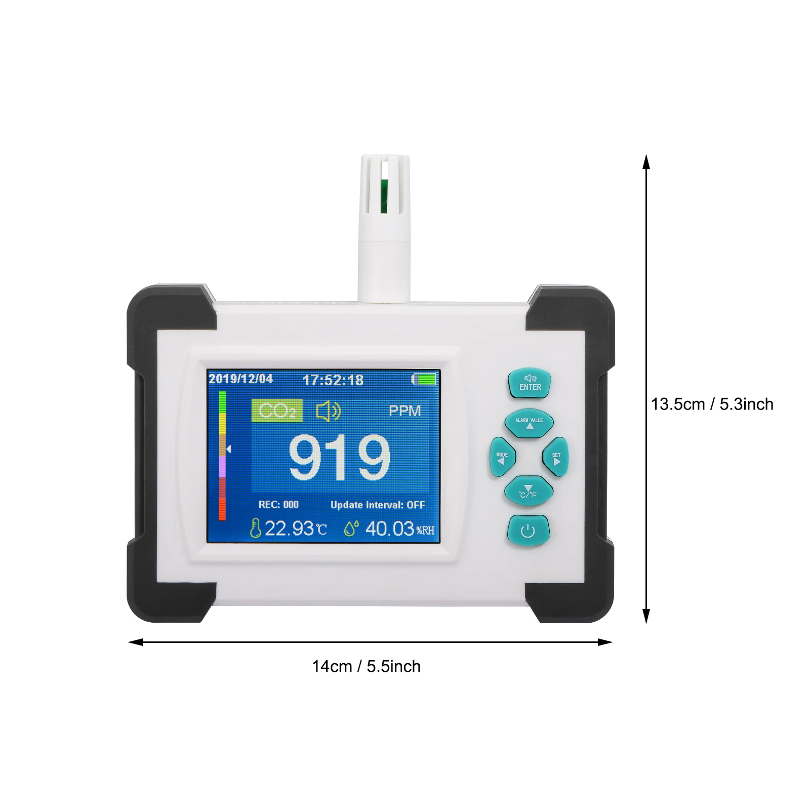 FOSHIO Carbon Dioxide Detector Meter Portable CO2 Monitor Sensor Air Quality Public Industrial Agriculture Gas | Автомобили и